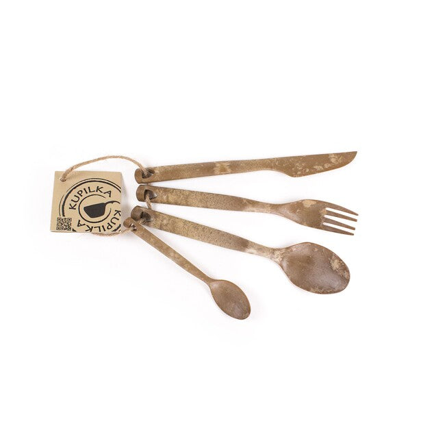 Kupilka CUTLERY Camping-besteck im set, braun