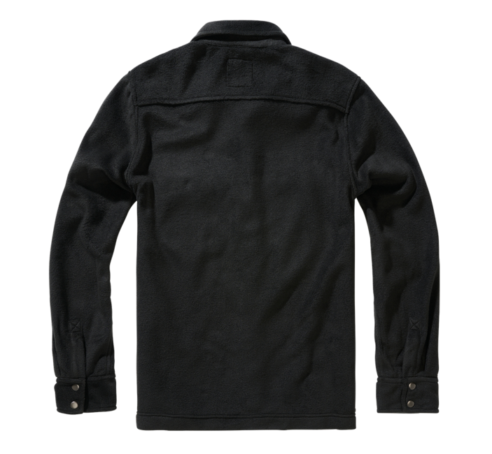 Brandit Jeff Fleece langarmshirt, schwarz