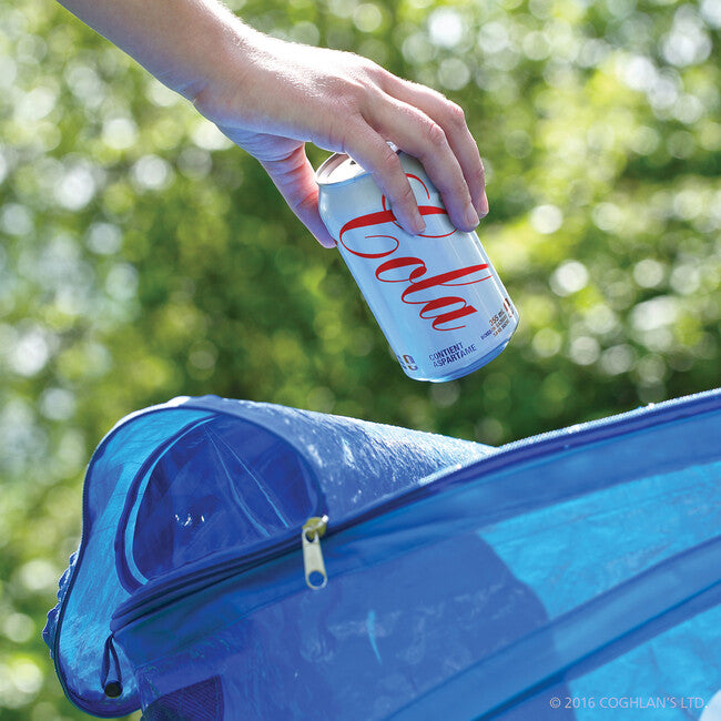 Coghlans Pop-Up Kempingovy smetiak Stuffbag 100 litrov blau