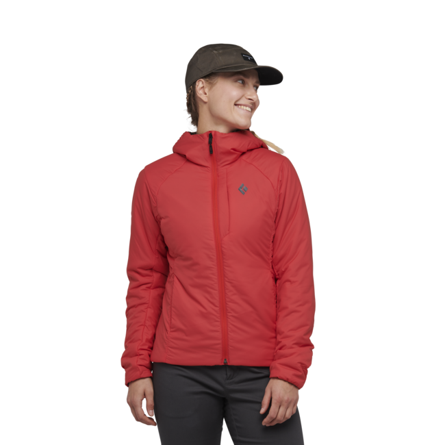Black Diamond First Light Stretch damen-Stretch-Sweatshirt, korallenrot