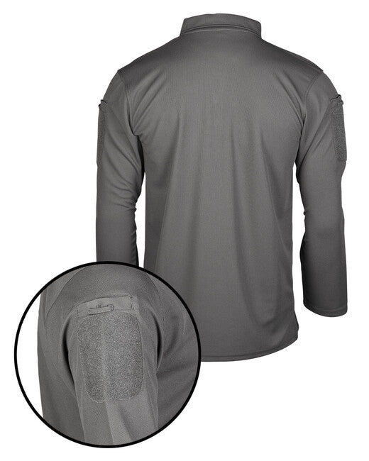 Mil-Tec tactical quick dry poloshirt 1/1 arm urban grey