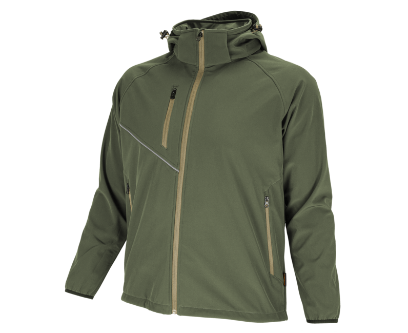 BENNON Softshell- Jacke FORCE, schwarz/pieskova
