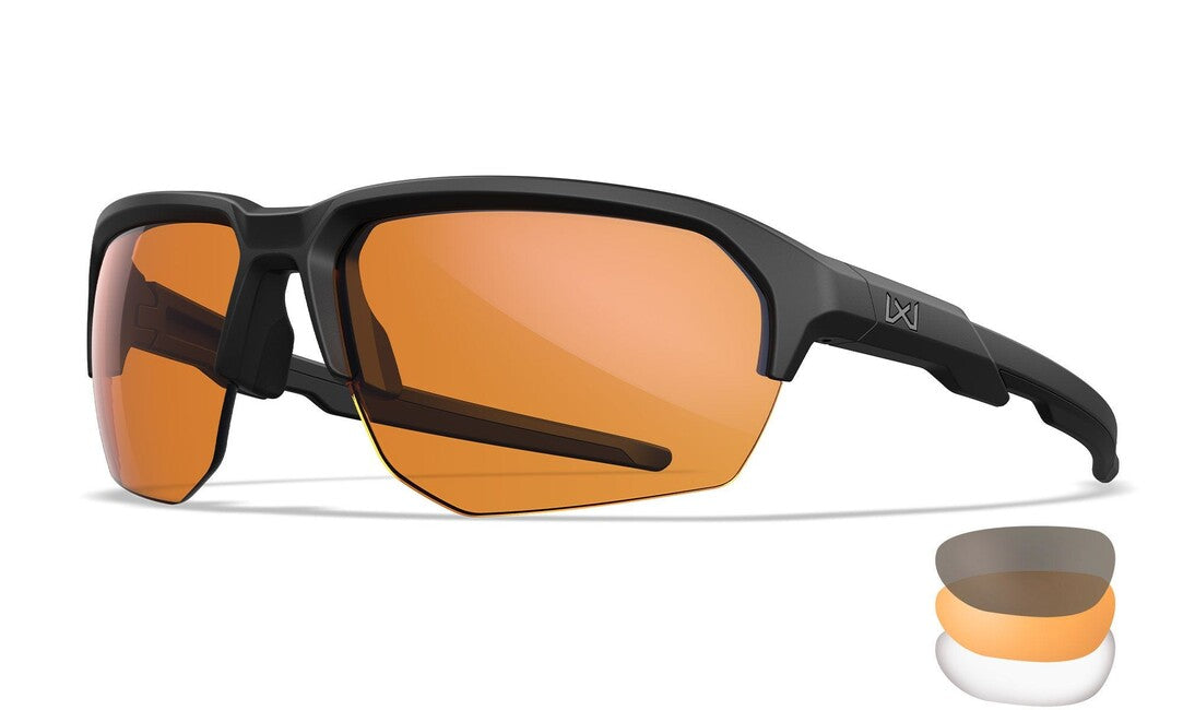 WILEY X Jakl Sonnenbrille Grau/Klar/Hell Rost/Mattschwarz