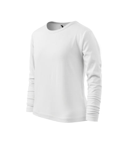 Malfini Fit-T LS langarm-T-shirt für kinder, weiß