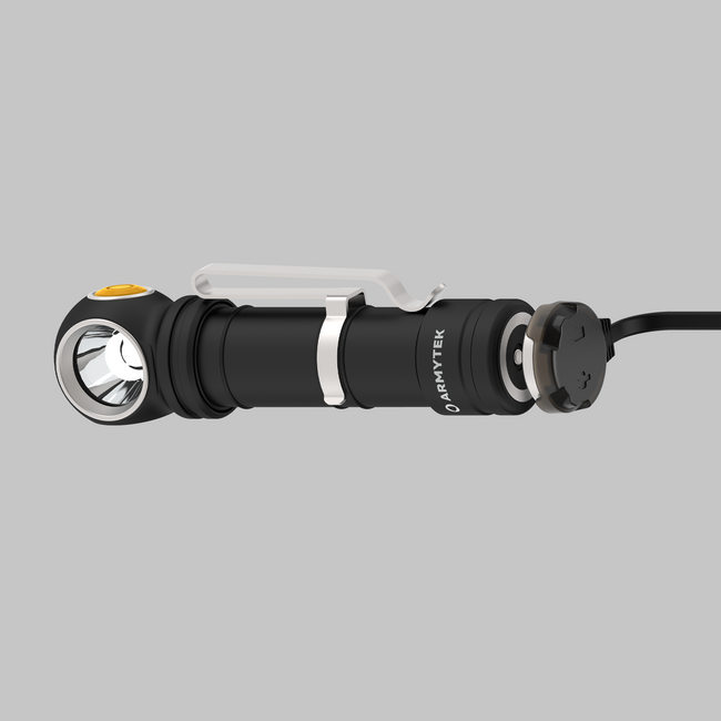 ArmyTek Wizard C2 Pro Max LR Weiße LED-taschenlampe mit Gürtelclip, mit Batteriepack 4150 lm