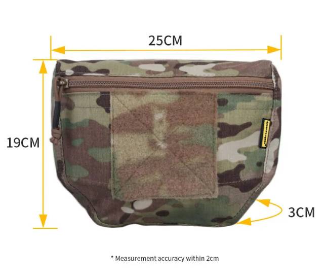 Emersongear Case zur Befestigung am AVS JPC CPC Drop Down Plattenträger, multicam arid