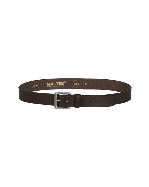 Mil-Tec hosengürtel nappa-leder braun