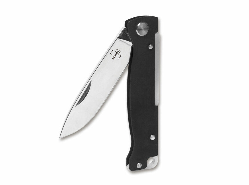 BÖKER Plus Atlas Black taschenmesser 6,7 cm, schwarz, rostfreier stahl