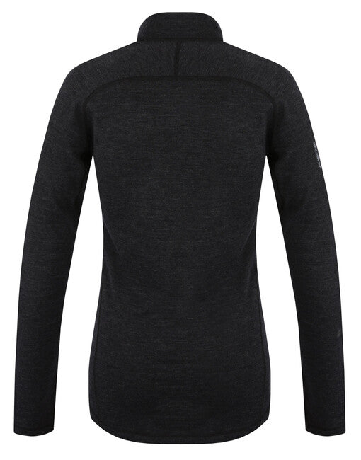 HUSKY termopradlo Merino T-Shirt dl Merow zips L, schwarz
