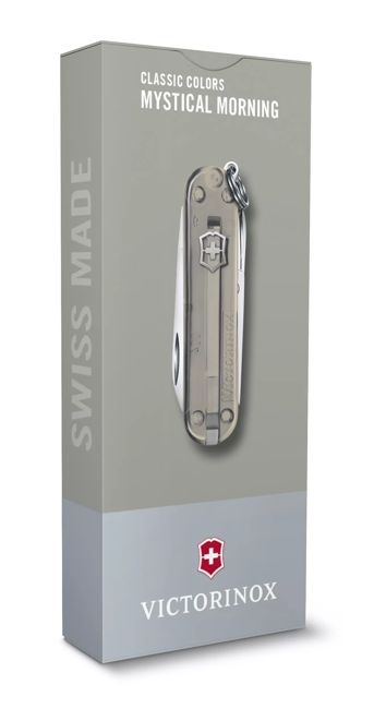 Victorinox Vreckový nôž Classic SD Transparent, sivá