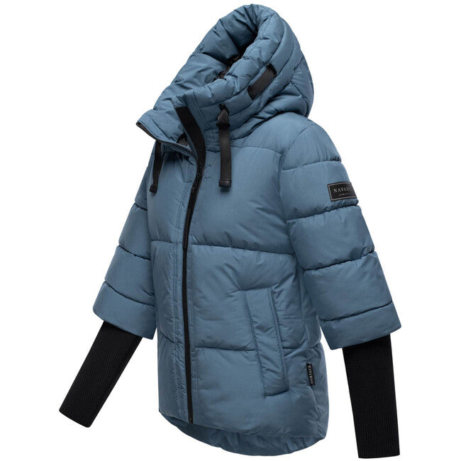 Navahoo LOTUSHERZ XIV damen Winterjacke, dusty blue