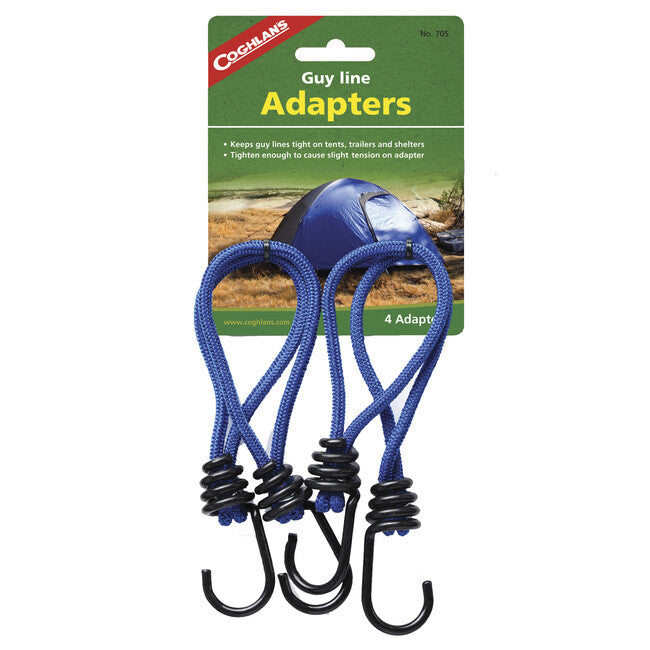 Coghlans Rope Adapter mit Haken ist 15 cm 4 Stück