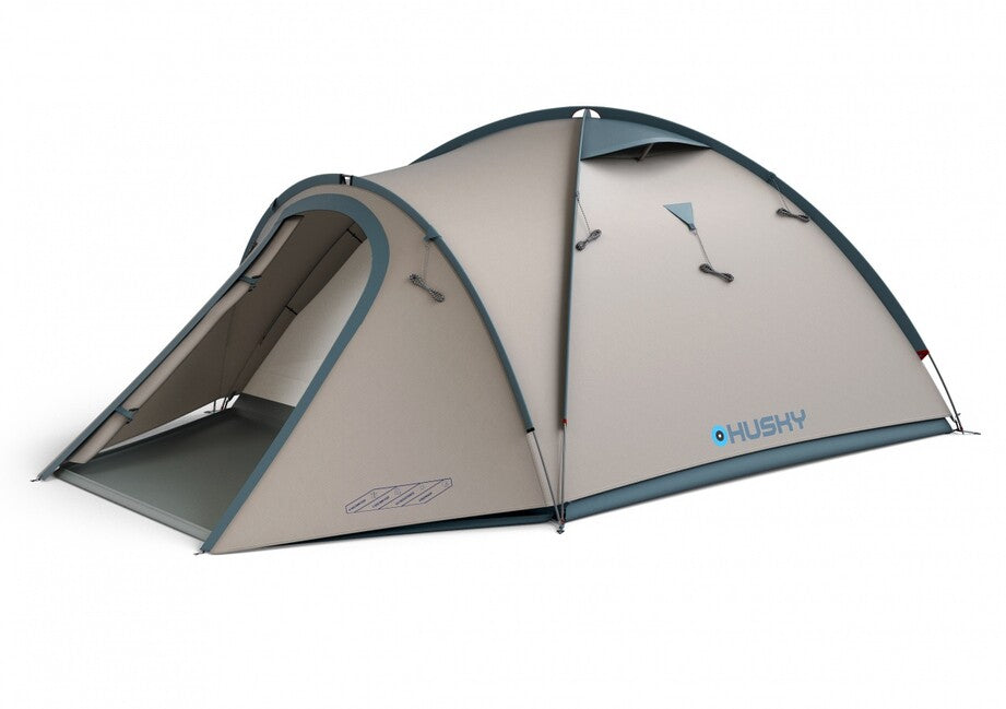 Husky Bizon 4 Classic Familienzelt für 4 Personen, light grey