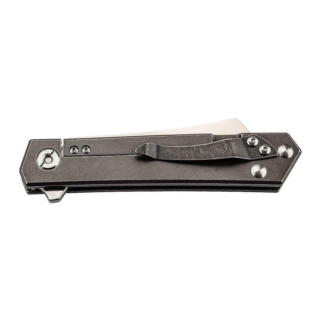 Herbertz Einhand-taschenmesser 8,5cm, titan, offener rahmen