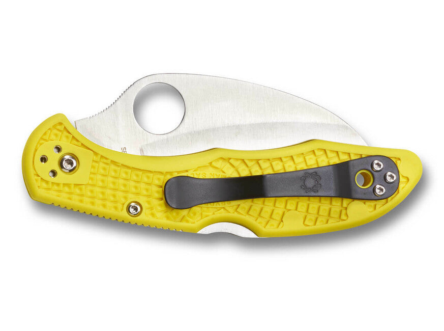 Spyderco Tasman Salt 2 Fischereimesser 7,4 cm gelb FRN