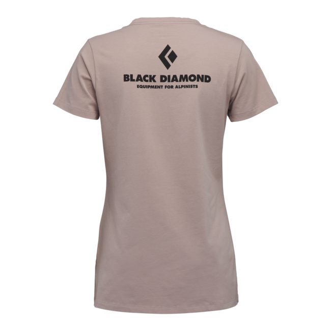 Black Diamond Ausrüstung für Alpinisten damen-Kurzarm-T-shirt, blasslila