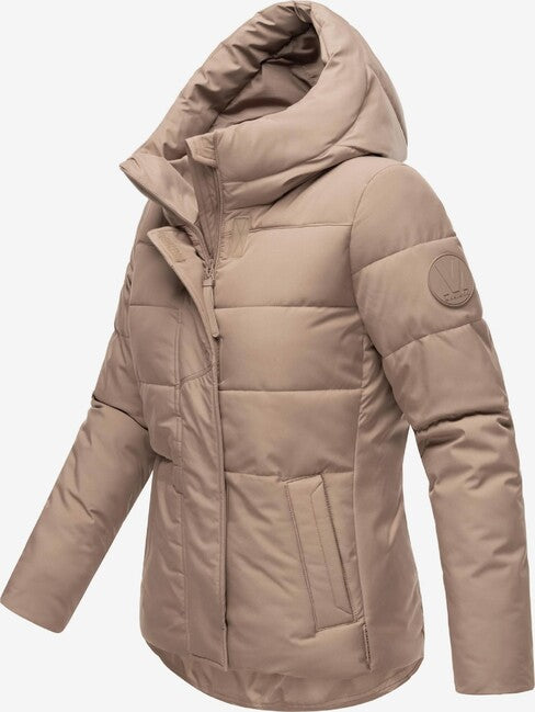 Marikoo Elira16 damen Winterjacke, taupe grey