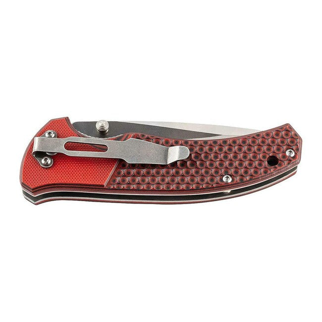 Herbertz Einhand-taschenmesser 9cm, rot-schwarz