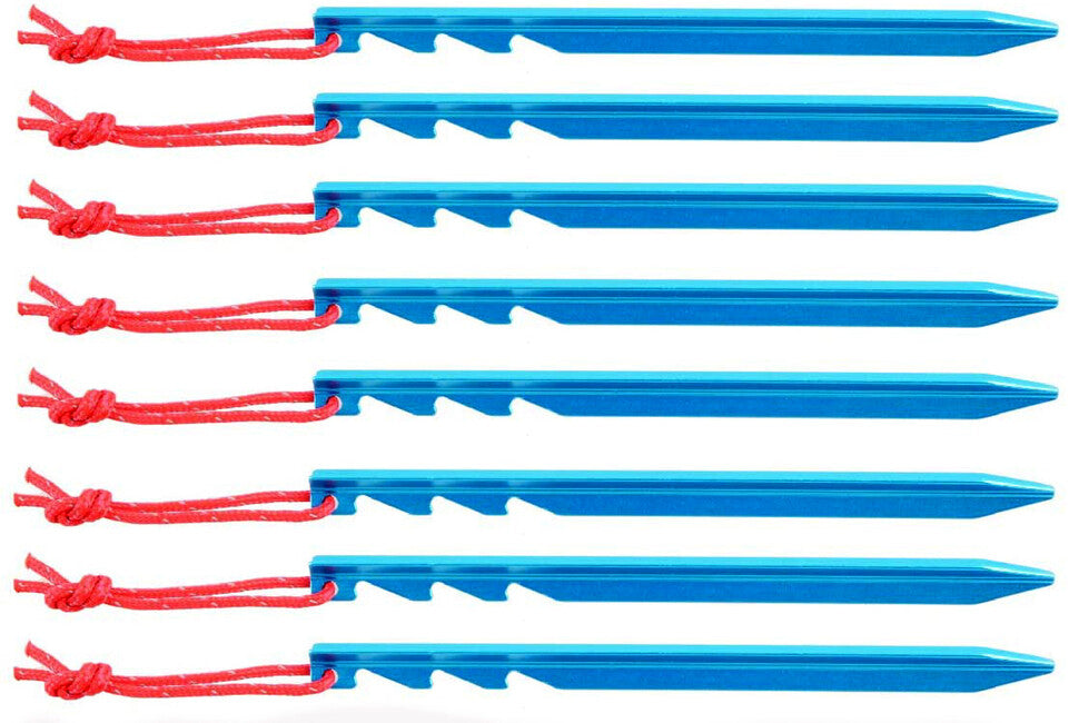 BasicNature Y-Stake zeltheringe 18 cm blau 8 Stück
