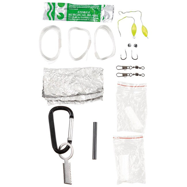 MFH Fallschirmseil-Survival-Kit, schwarz