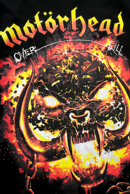 Brandit Motörhead Overkill T-shirt, schwarz
