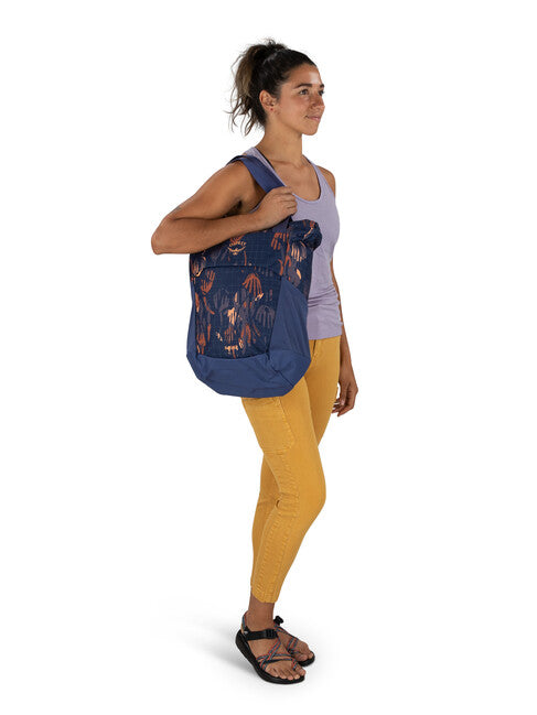 OSPREY Daylite Tote Pack, wild blossom print/alkaline