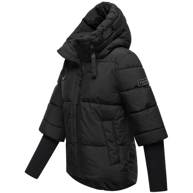Navahoo Lotusherz XIV damen Winterjacke, schwarz