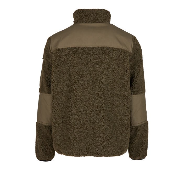 Brandit Ramble Teddyfleece Fleecejacke, olivgrün