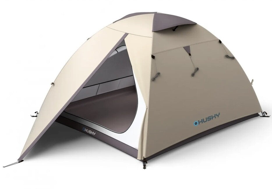 Husky Bird 3 Plus expedition tent for 3 persons, light brown