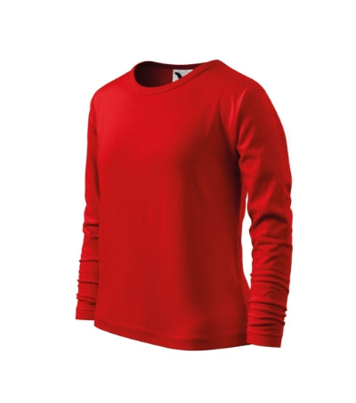 Malfini Fit-T LS kinder-Langarm-T-shirt, rot