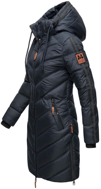 Marikoo Armasa damen Winterjacke, marineblau