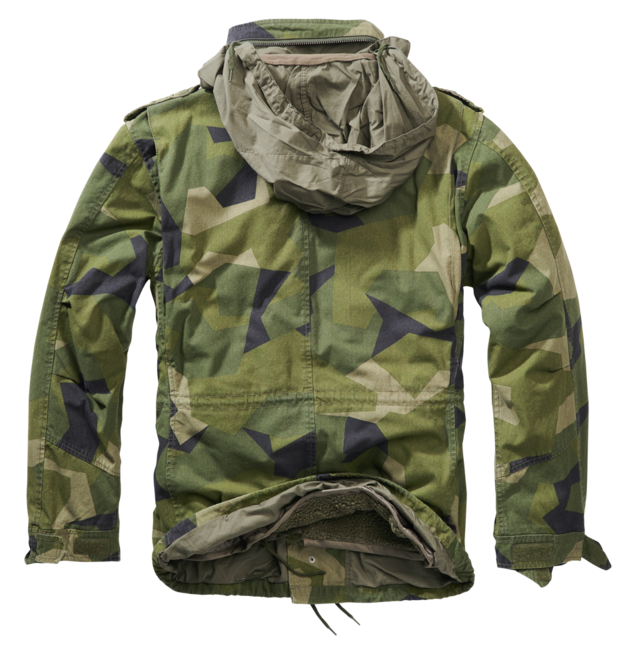 Brandit M65 Giant Winterjacke, schwedisches Tarnmuster M90