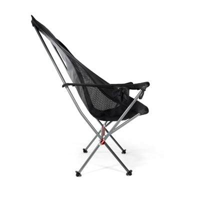BasicNature Ultralight Relax reisestuhl, schwarz