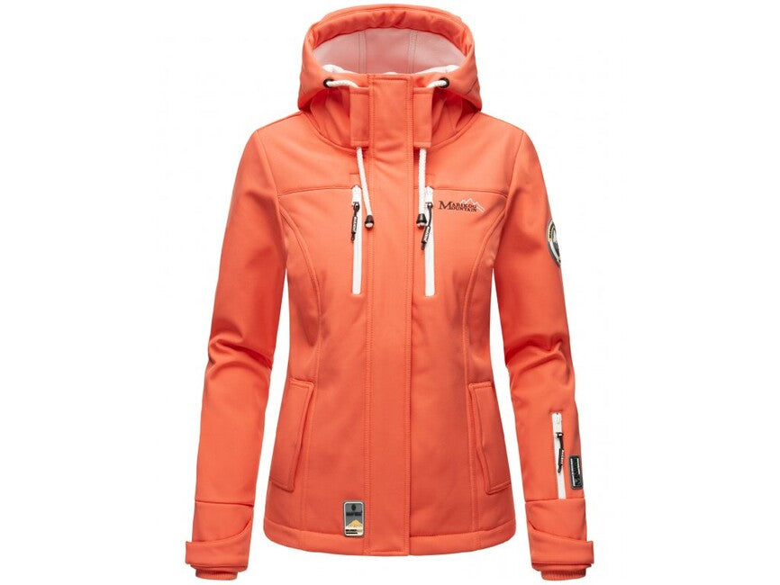 Marikoo Kleine ZICKE damen übergangs-kapuzenjacke, coral
