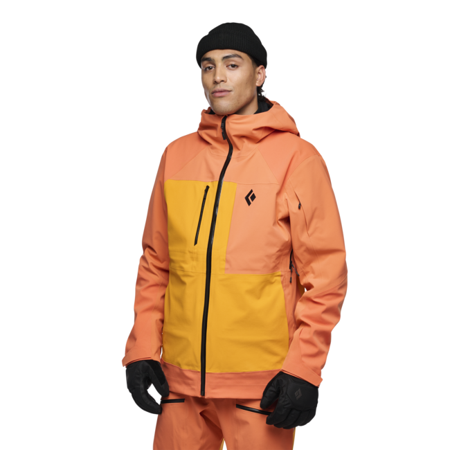 Black Diamond Recon Stretch Pro Shell herren skijacke , bd orange-flame orange
