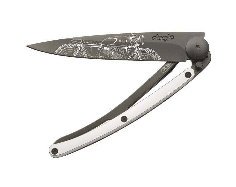 Deejo Cafe Racer deejo schließmesser gold tattoo 9kt weißgold