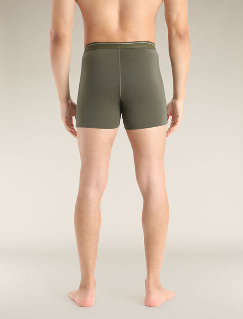 Icebreaker Anatomica herren-Boxershorts, grün