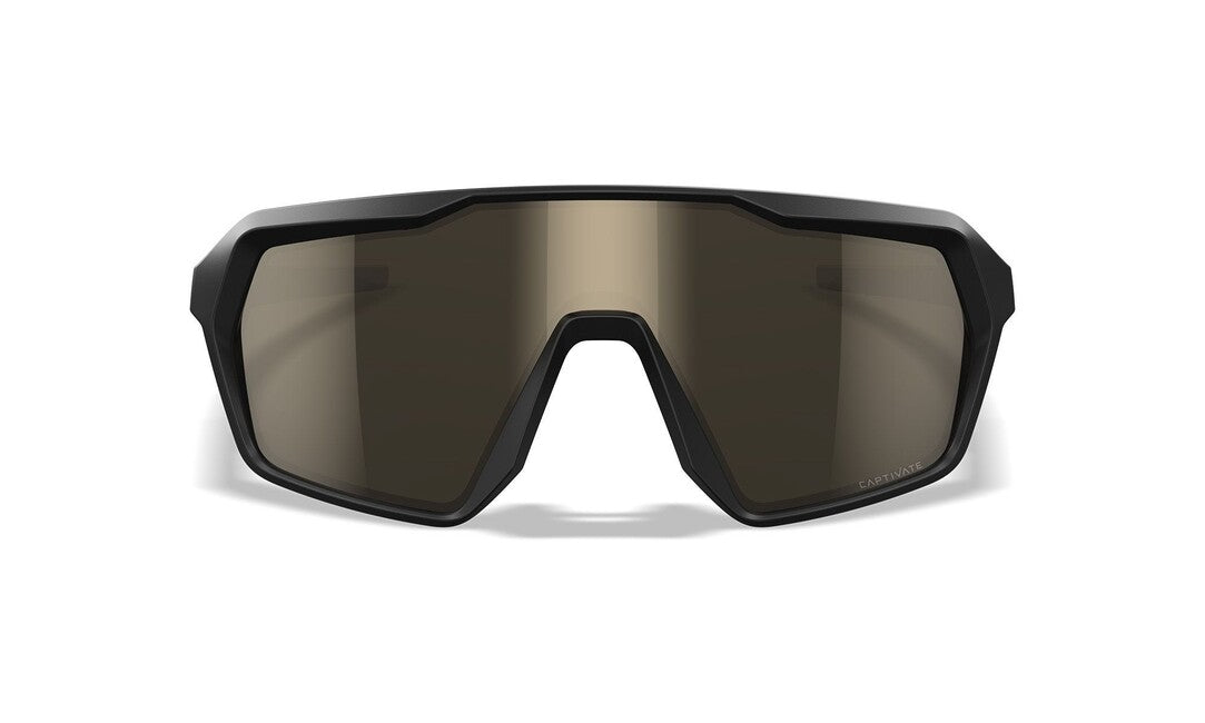 Wiley X Citadel Sonnenbrille, Captivate tungsten mirror/matte black/tan