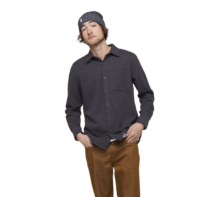 Black Diamond Project Flannel herren flanellhemd, stahlgrau