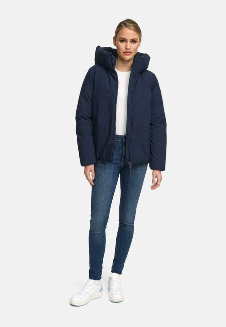 Navahoo Blutenlicht 14 damen Winterjacke, marineblau