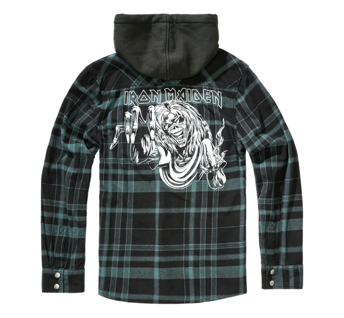 Brandit Iron Maiden Kapuzenshirt, schwarz grün