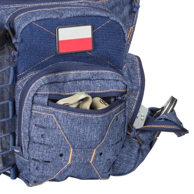 Helikon-Tex EDC Schultertasche - Nylon Polyester Mischung - Melange Grau