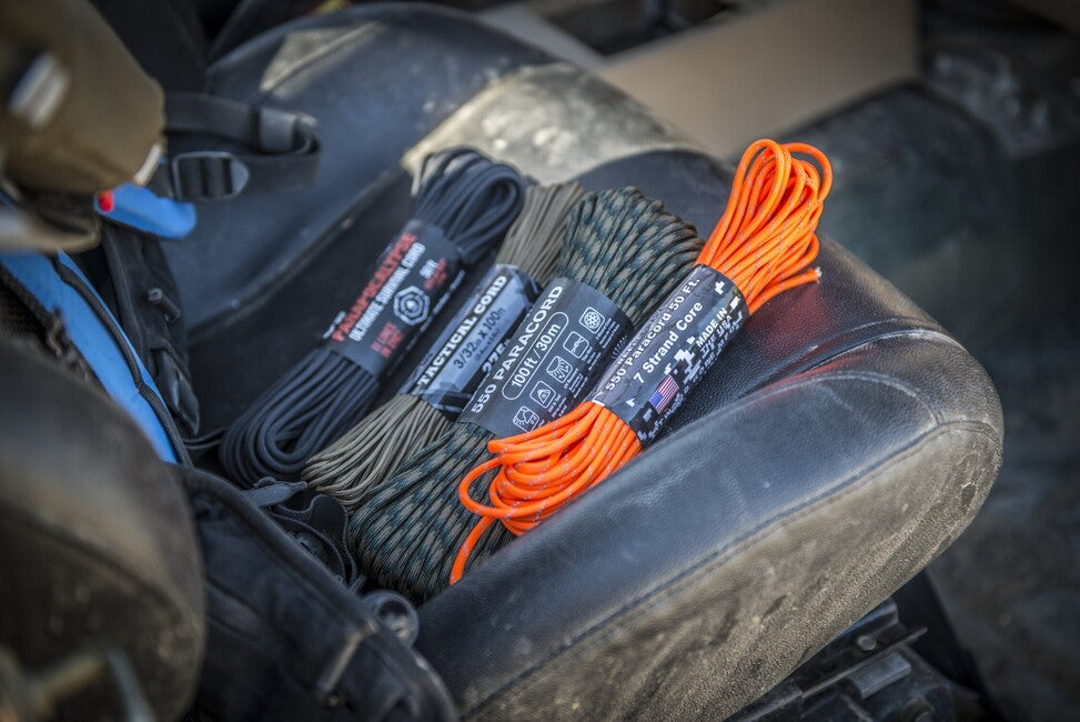 ATWOOD® 550 paracord seil leuchtend im dunkeln (50 Fuß) - weiß (GLOW-PC100)