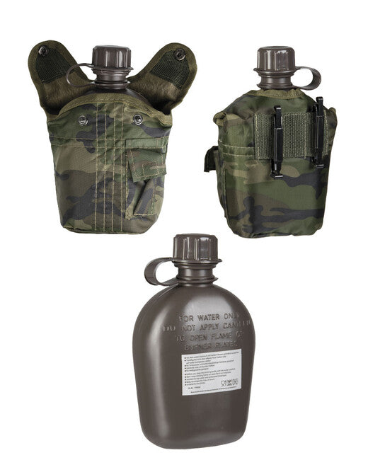 Mil-Tec us feldflasche kst.imp.1ltr m.hü.w/l