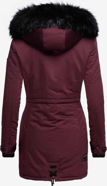 Navahoo Luluna Princess damen Winterjacke mit Kapuze, wein