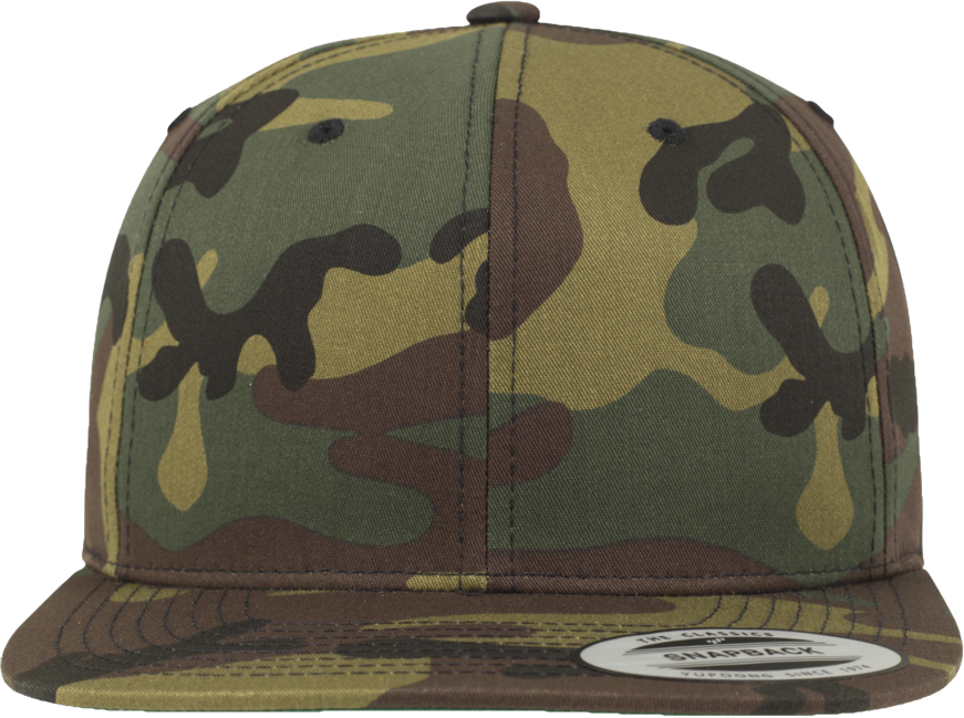 Brandit Camo Classic Snapback Kappe, woodland
