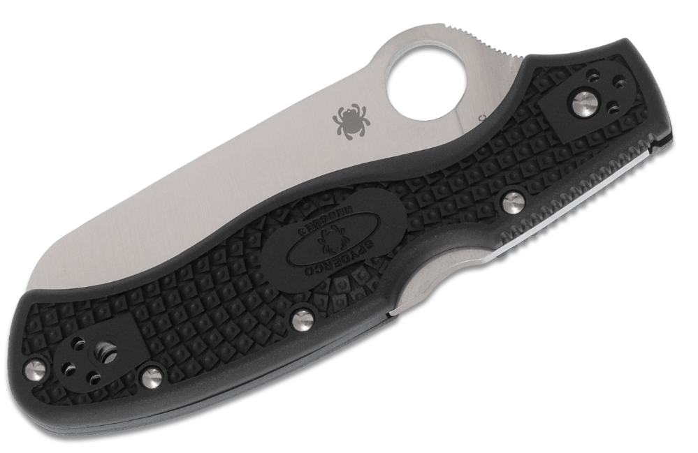 Spyderco Rescue 3 taschenrettungsmesser 9,3cm schwarz FRN