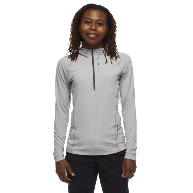 Black Diamond Alpenglow Pro damen-Sweatshirt, zinnfarben