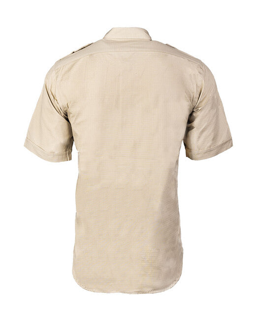 Mil-Tec TROPICAL Hemd kurzer Ärmel mit Knöpfen khaki