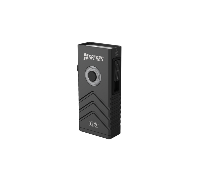 Speras U3 multifunktionale edc taschenlampe, schwarz